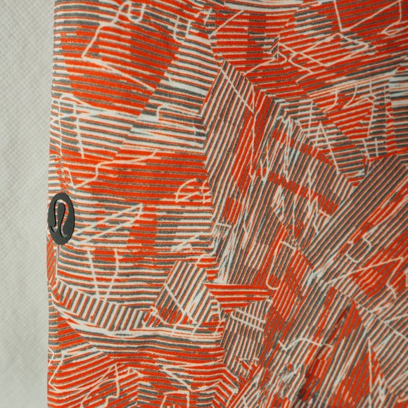 Lululemon Men's T.H.E. Short Linerless 7" Inseam Classic Stretch Orange Coral - Picture 9 of 16